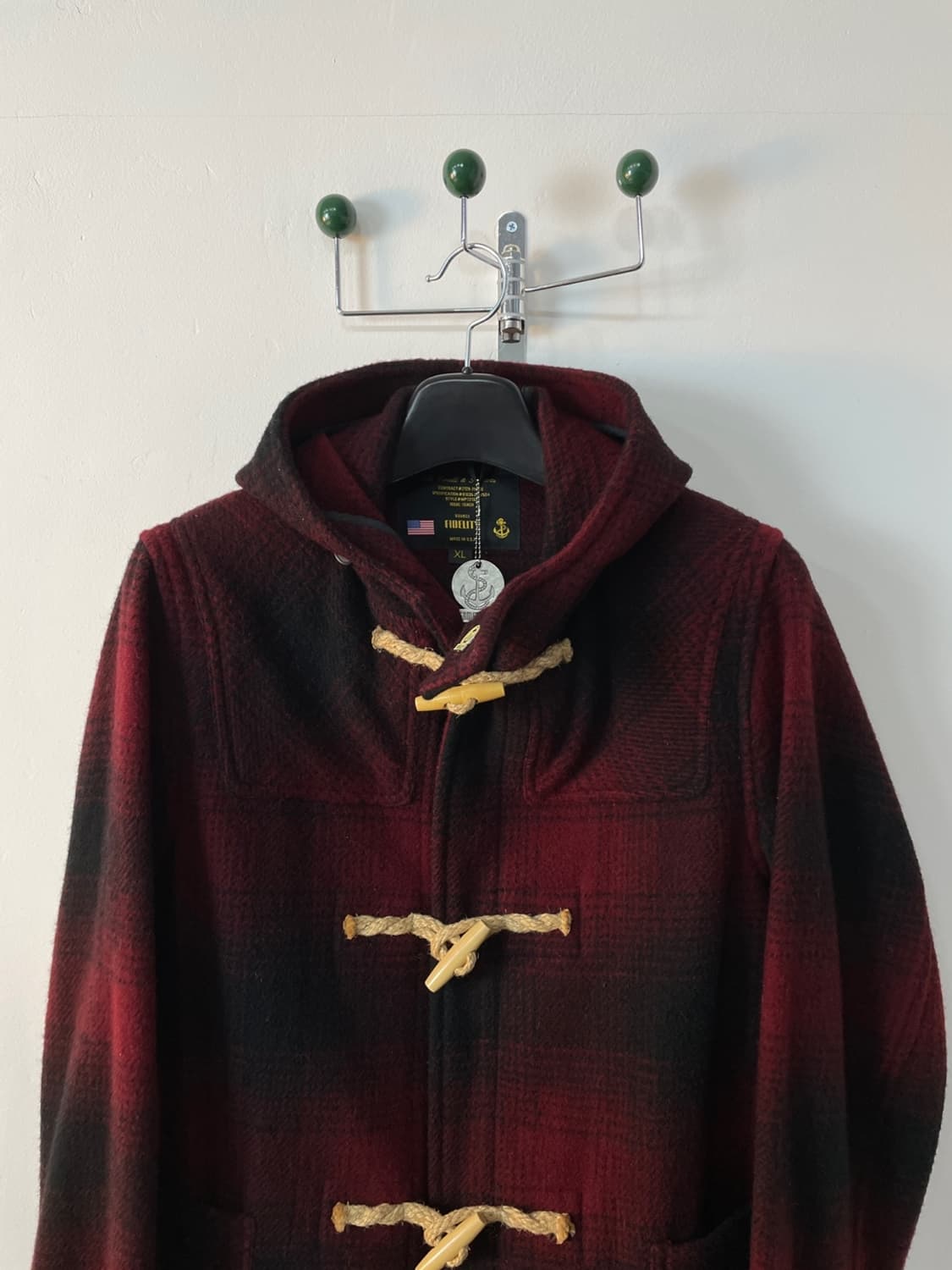 피델리티 체크 더플 코트 상품이미지2