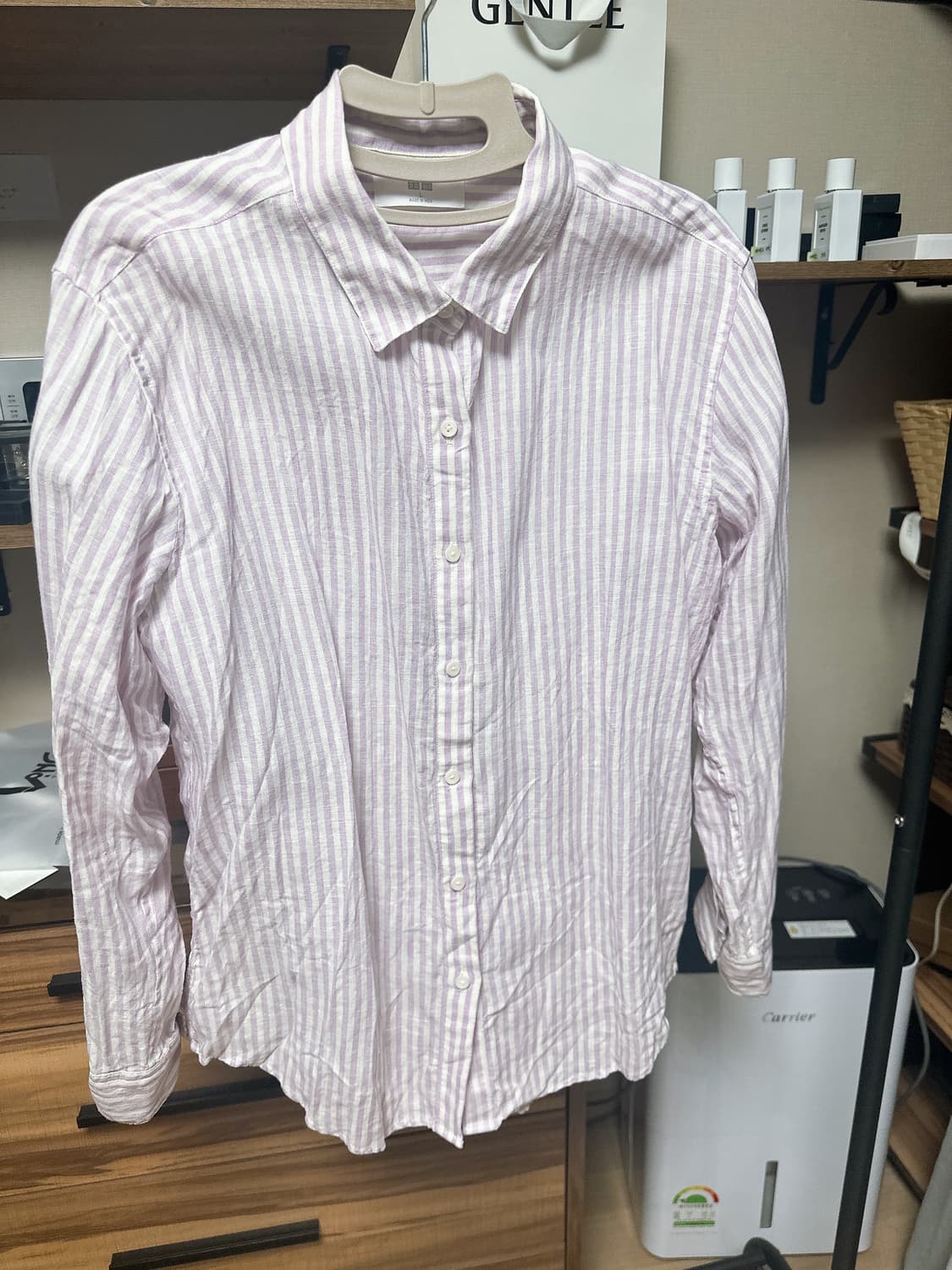 유니클로 마100% 린넨 셔츠 여자 L  상품이미지2