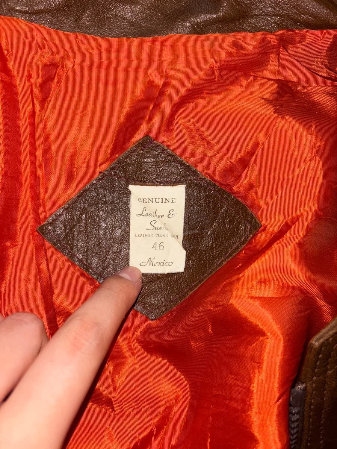 Japanese vintage leather jacket 상품이미지5