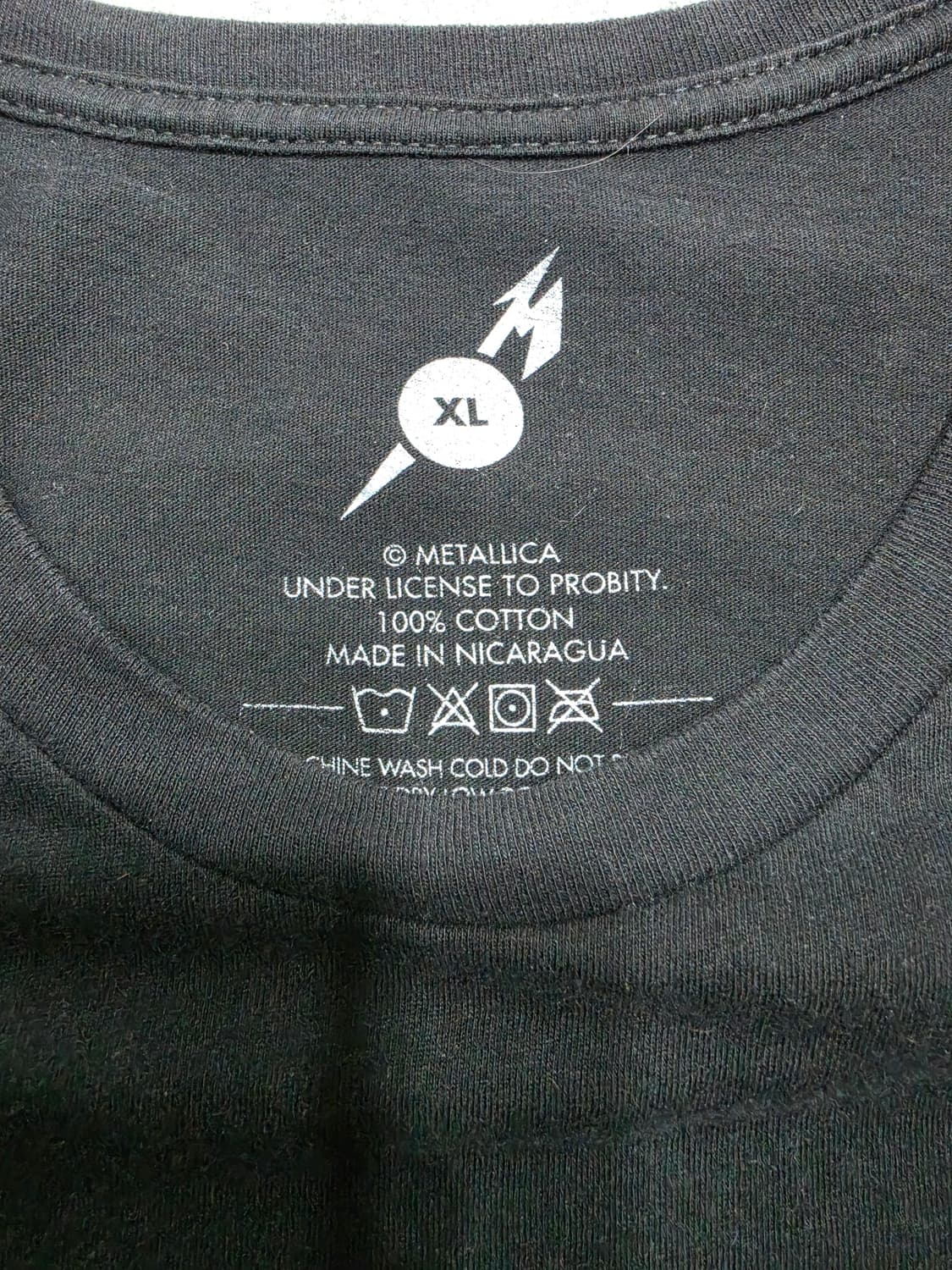 메탈리카 드럼킷 프린팅 밴드티 반팔티 XL 상품이미지6