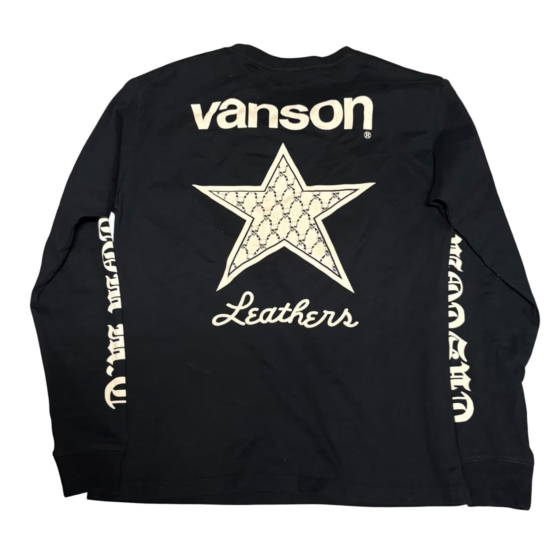 vanson 밴슨 큐빅 로고 원스타 롱슬리브 티셔츠 L 상품이미지2