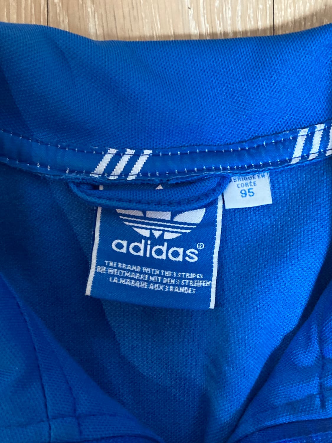 아디다스 유로파 블루 져지 자켓 adidas jacket blue 상품이미지8