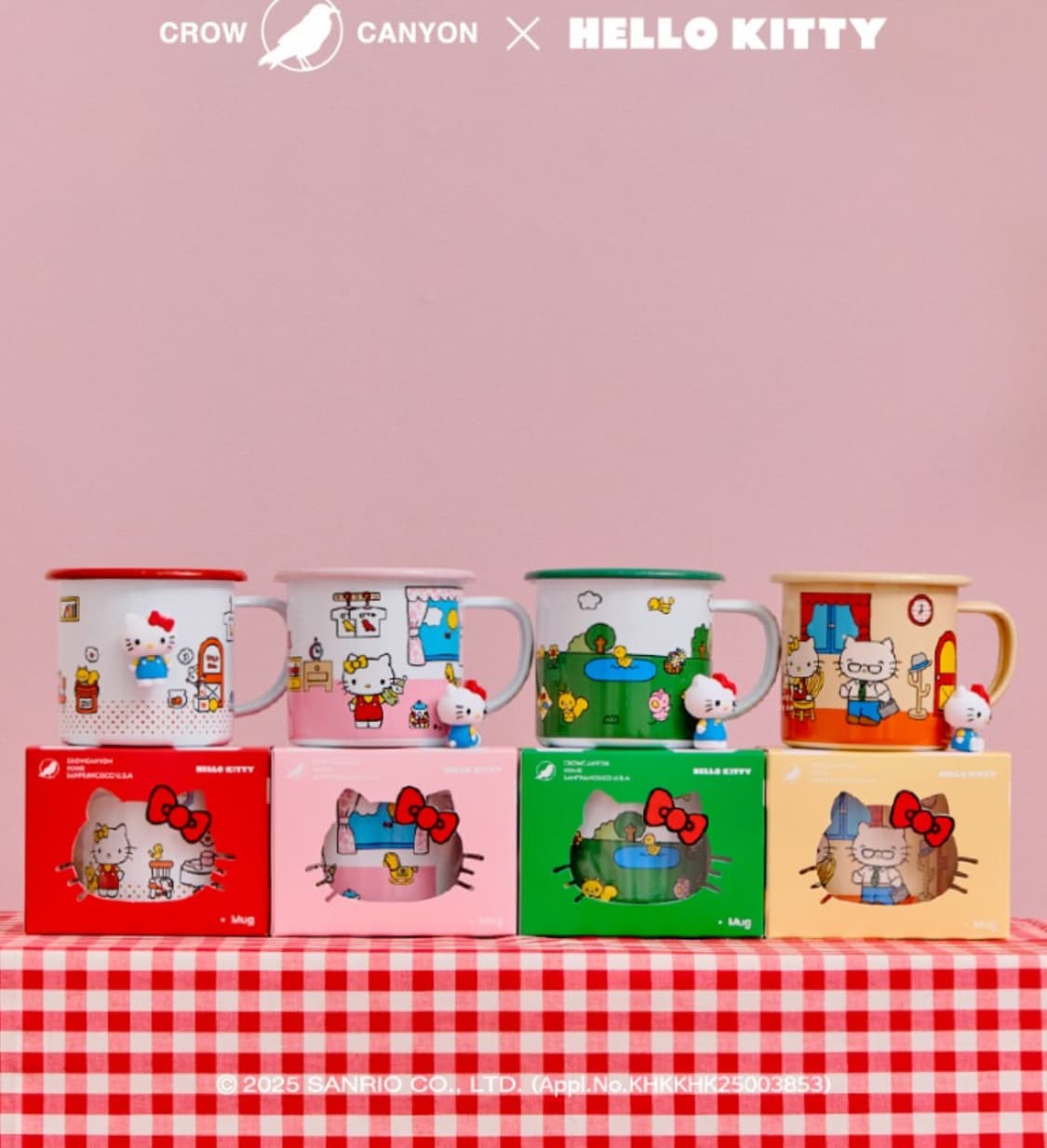 크로우캐년 헬로키티 머그컵 레드 상품이미지1