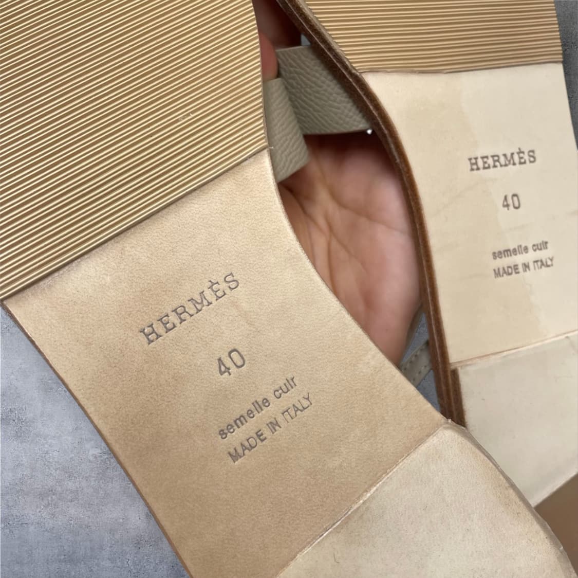 에르메스 Hermes 에토프 산토리니 샌들 40 상품이미지9