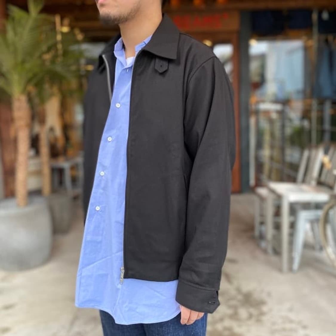 BEAMS PLUS Cotton Twill Zip Blouson 상품이미지3