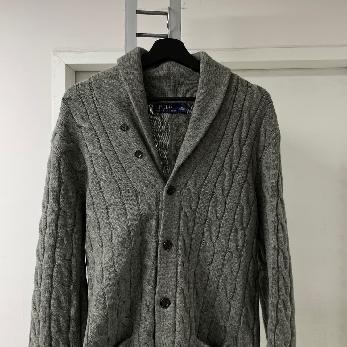 폴로 랄프로렌 숄카라 가디건 M 상품이미지2
