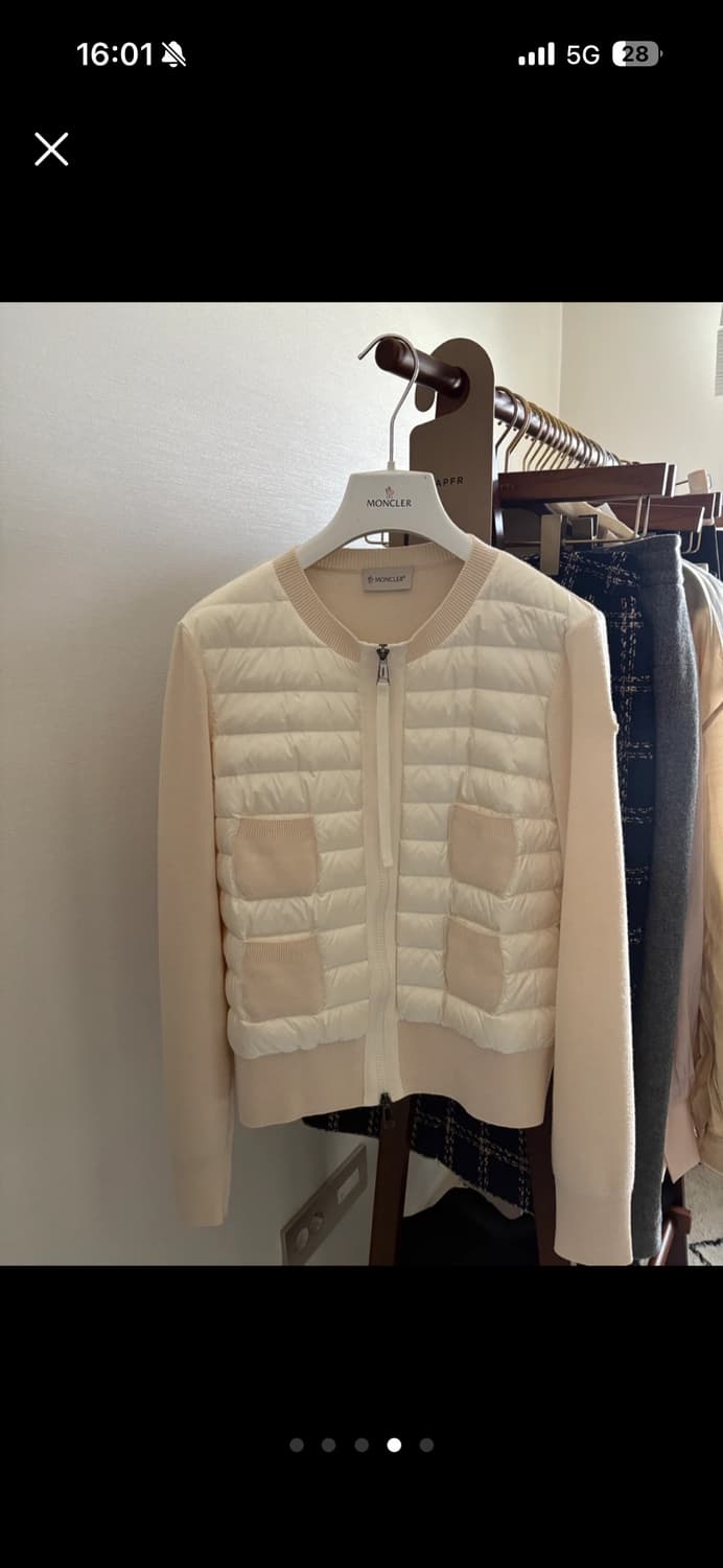 몽클레어 니트 패딩가디건 상품이미지4