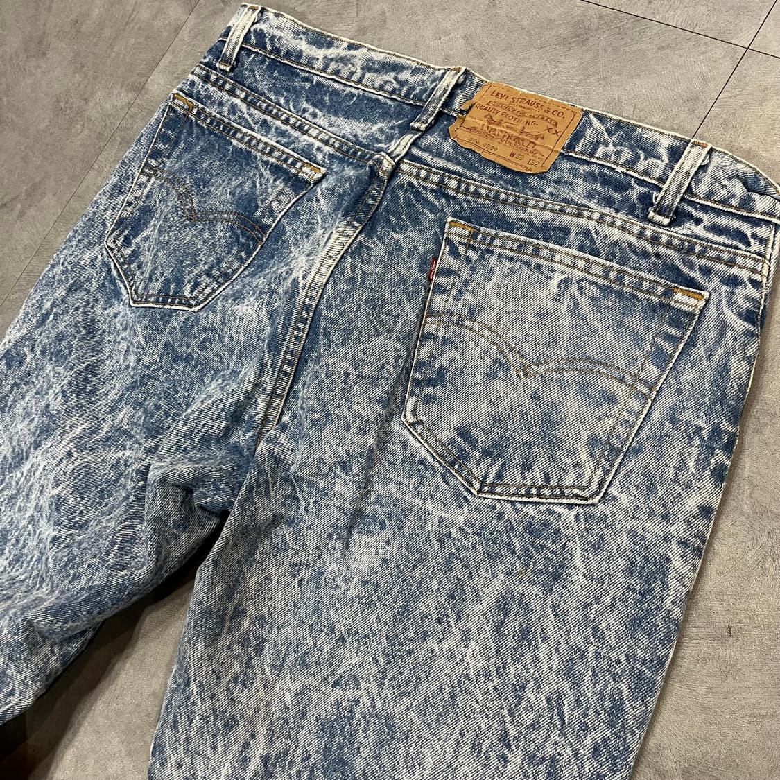 90s USA Levis506 워싱진 (37”) 상품이미지5