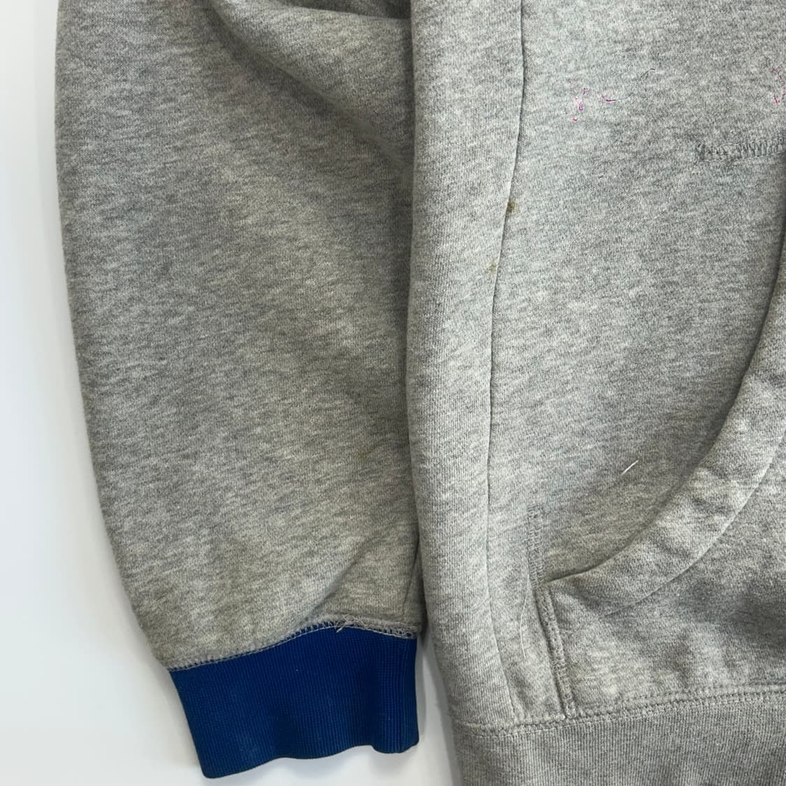 Adidas 아디다스 파이어버드 블루 그레이 배색 후드집업 상품이미지6