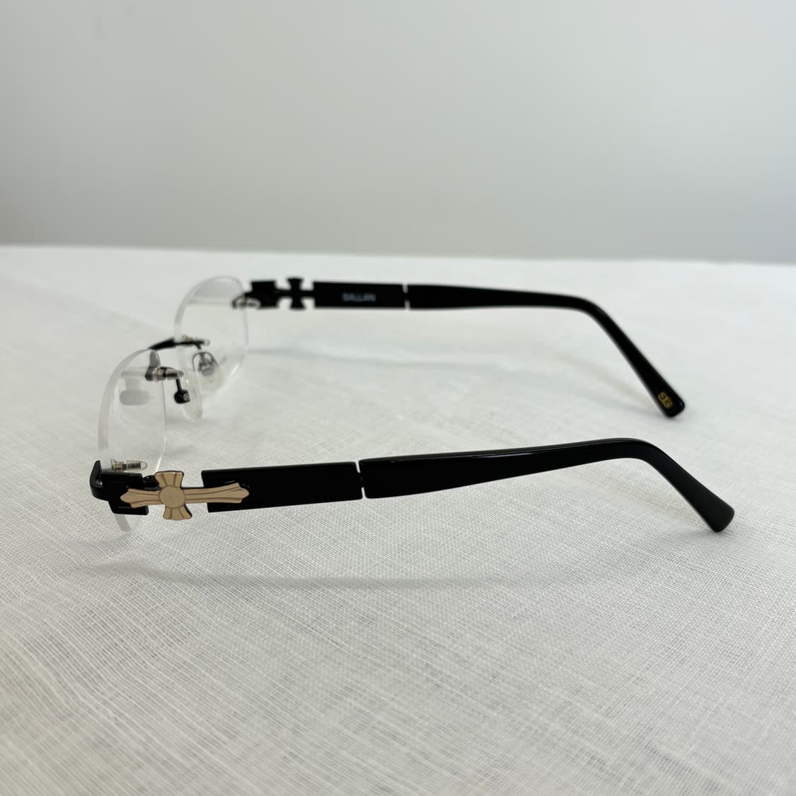 GALLAN 겔랑 블랙 무테 빈티지안경 상품이미지3