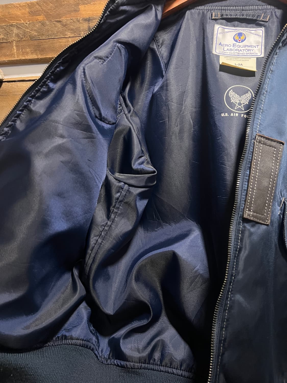 [M]TED COMPANY 테드컴퍼니 TYPE L-2A 네이비 항공 점퍼 상품이미지8