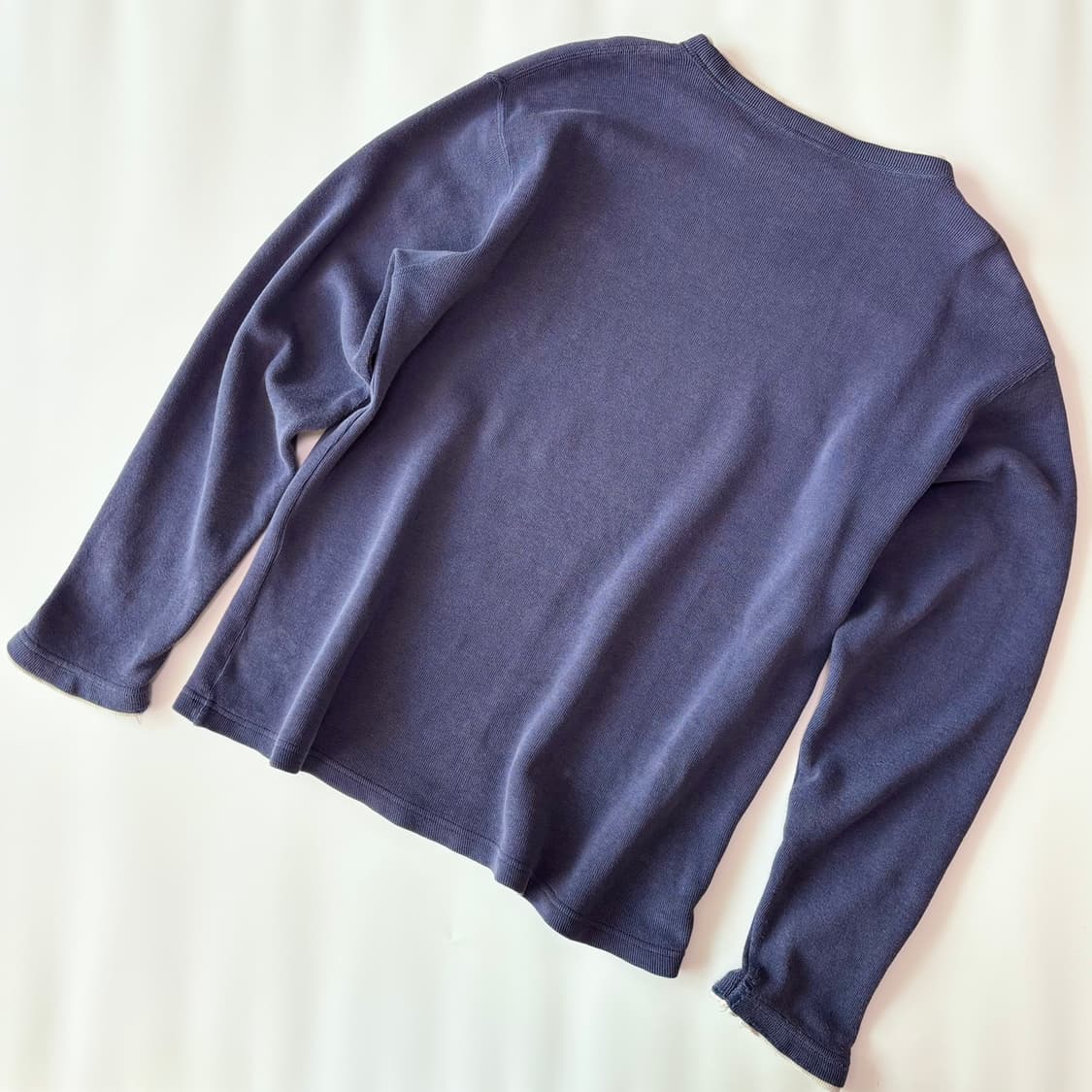 컨버스 올스타 빈티지 네이비 롱슬리브 상품이미지4