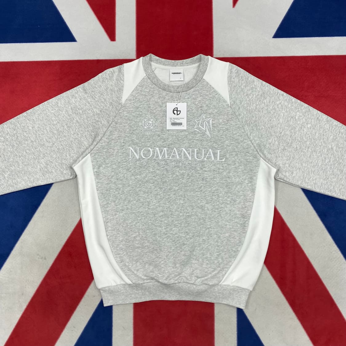 노매뉴얼 맨투맨 M 실측 L  상품이미지4