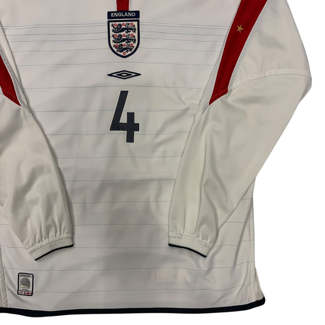 엄브로 03-05 잉글랜드 홈 제라드 마킹 유니폼 M 상품이미지3