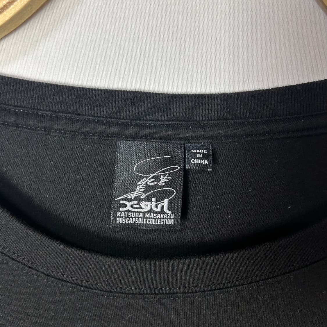 [X-girl] 엑스걸 카츠라 마사카즈 그래픽 반팔티셔츠 상품이미지4