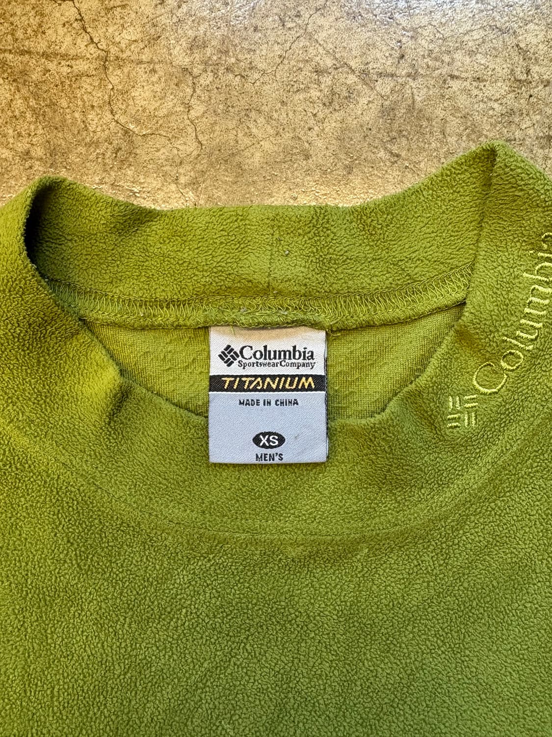 컬럼비아 컬러 플리스 티셔츠 상품이미지3