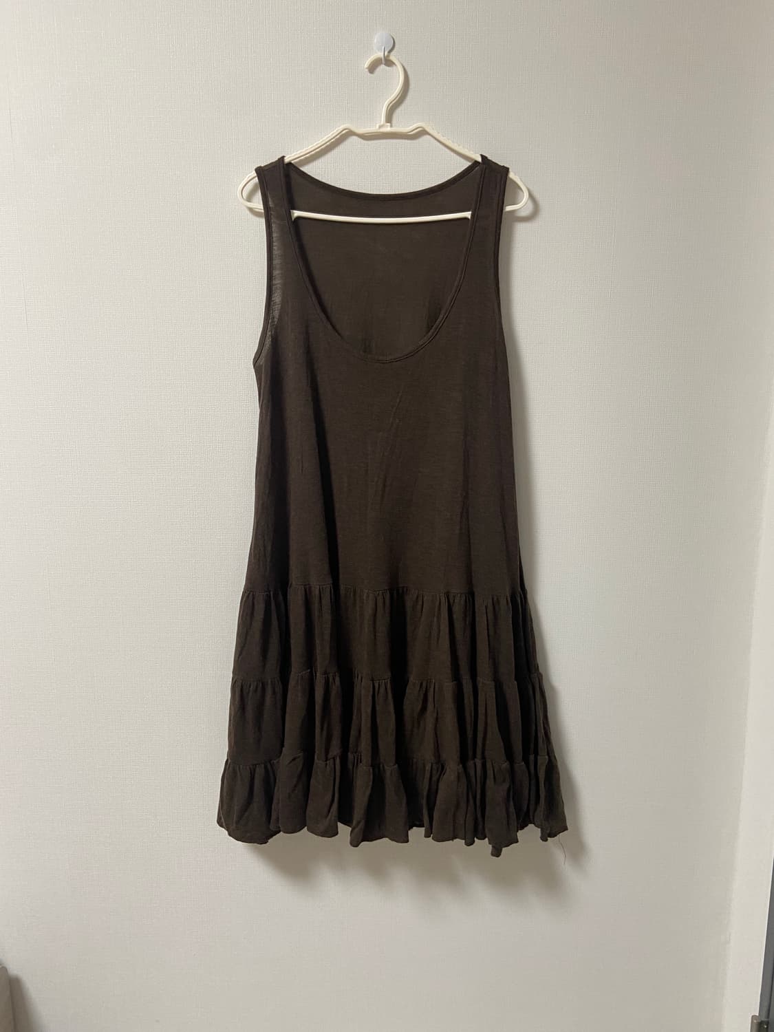 빈티지 모리걸 레이어드 민소매 원피스 스커트 상품이미지1