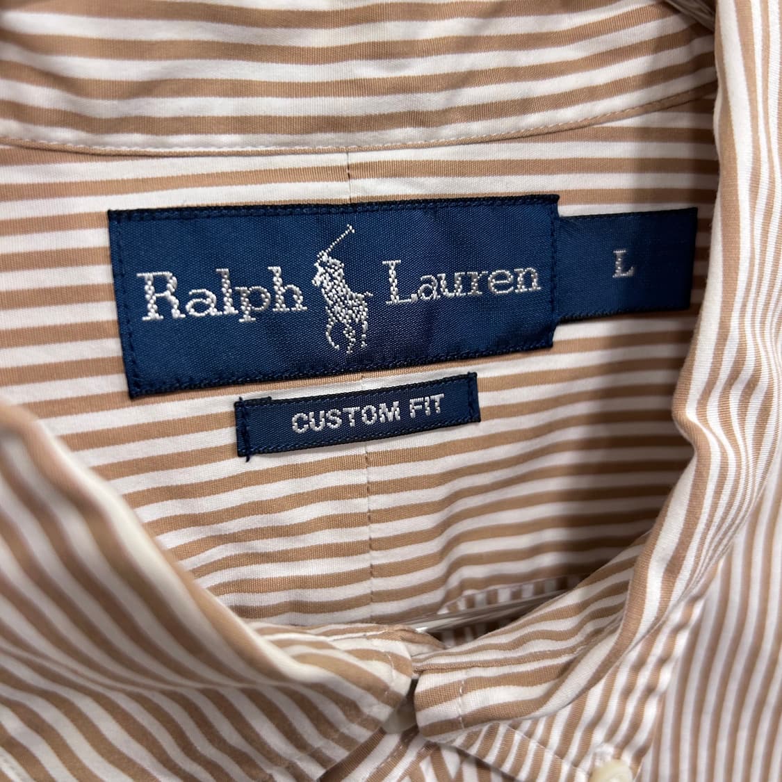 폴로 랄프로렌 커스텀핏 스몰포니 스트라이프 셔츠 상품이미지3