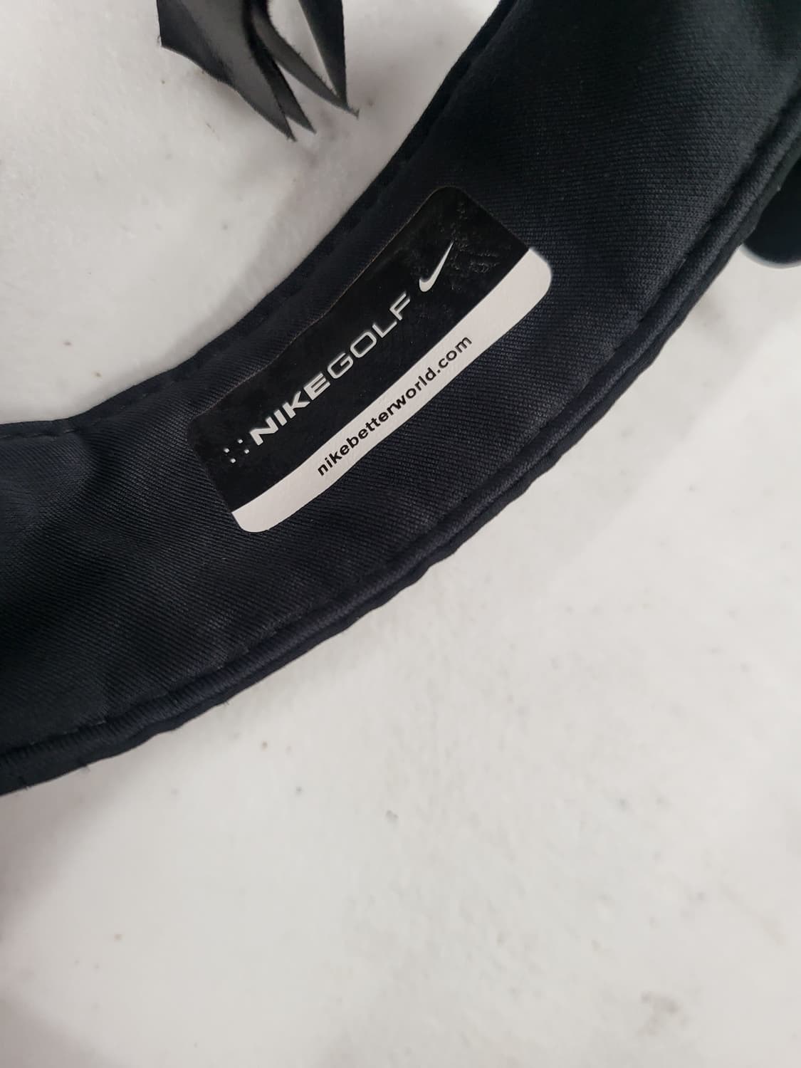 나이키 블랙 선캡 바이저 모자 상품이미지3