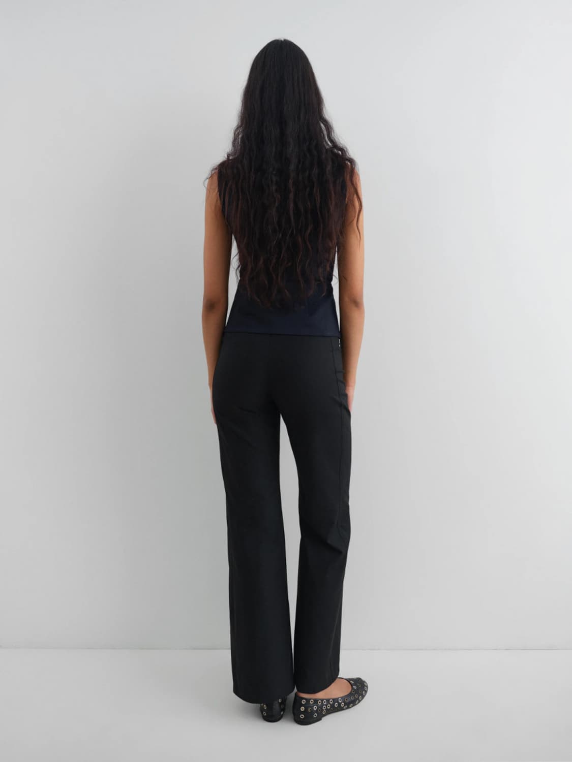 [36,38]기마구아스 Nicole 니콜 테일러 팬츠/블랙 상품이미지4