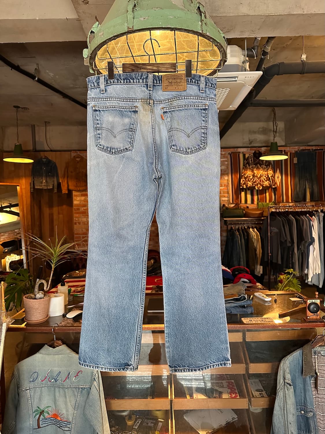 90s USA Levis 517 Boot Cut Denim Pants 상품이미지5