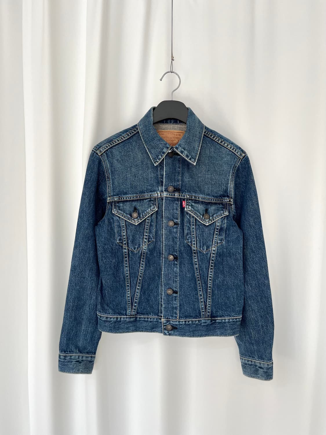 90's Levi's 557 BIG E denim jacket  상품이미지1