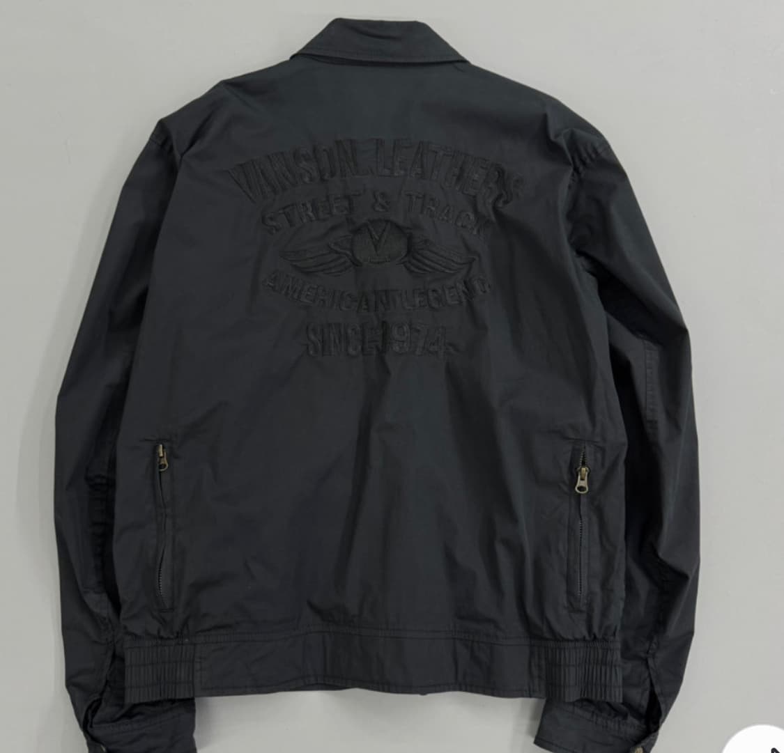 vanson 반슨 나일론 혼방 자켓 상품이미지4