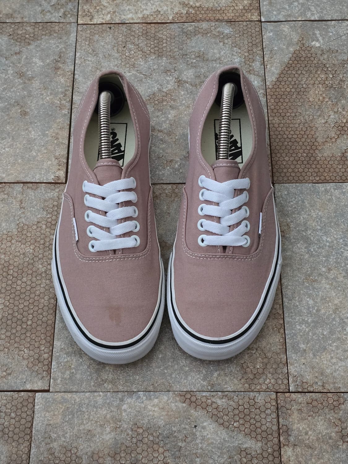 (255)반스 어센틱 그레이 핑크 상품이미지2