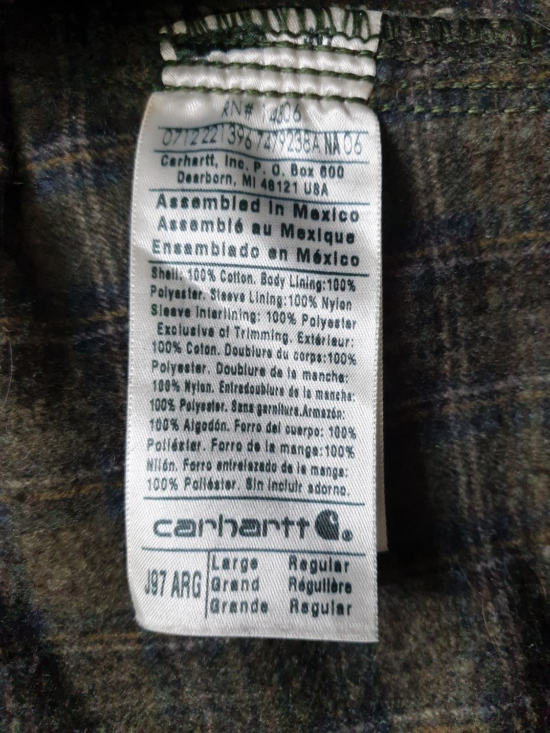 칼하트 J97 디트로이트 자켓 상품이미지4