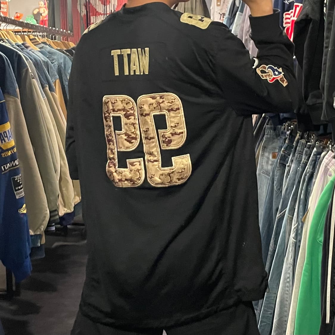 [IM] NFL TEXANS No.99 WATT 블랙 반팔져지 상품이미지6