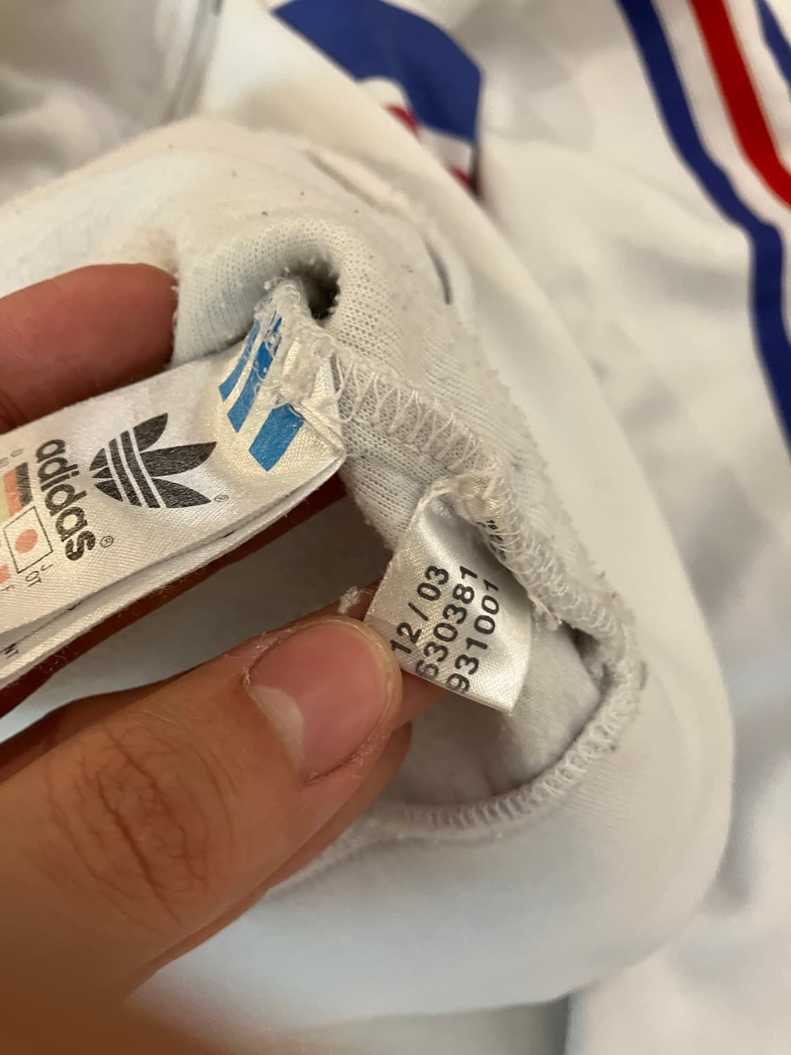 대대장 아디다스 신영국 유로파 트랙탑 져지 화이트 상품이미지5