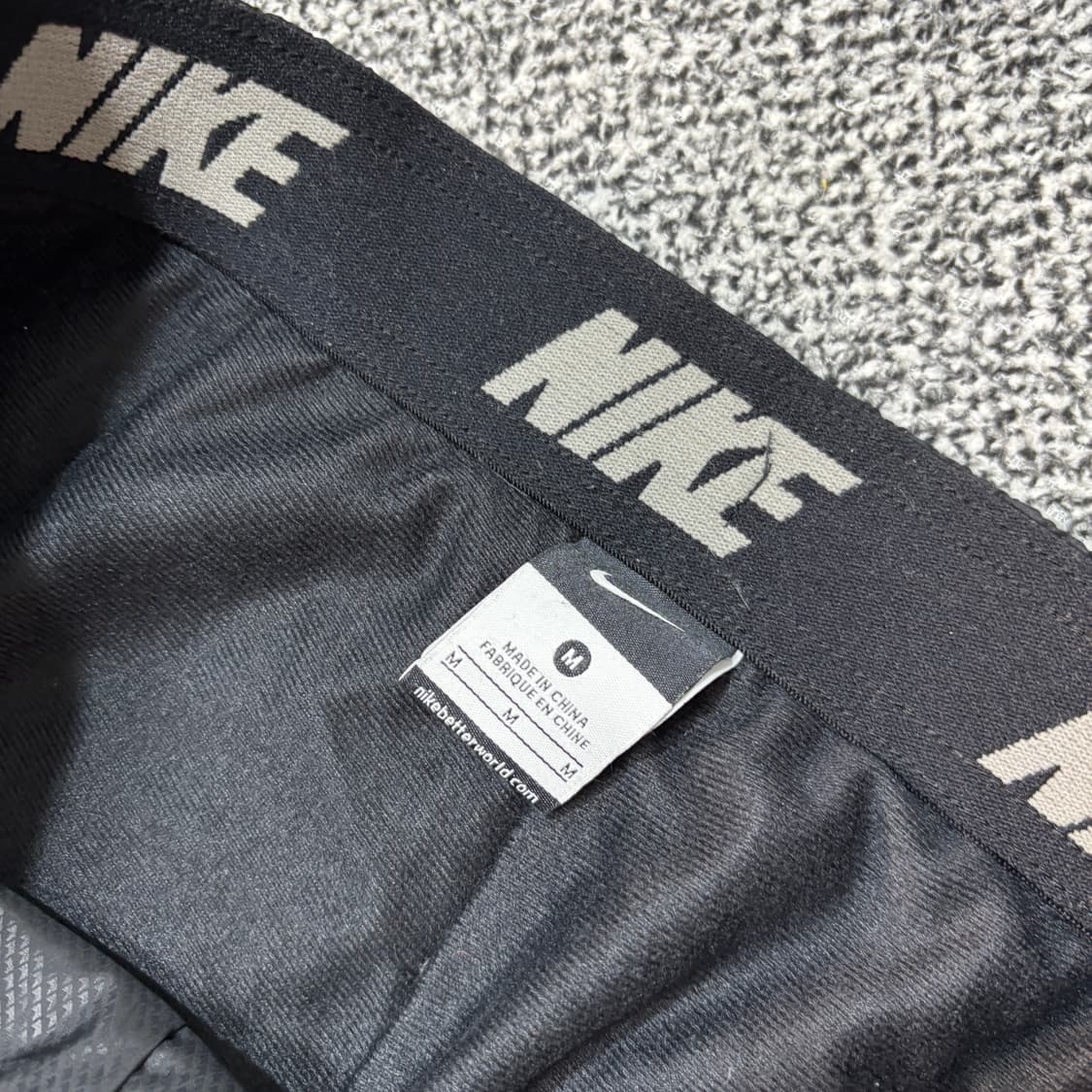 나이키 블랙 스우시 파워필 팬츠 (M) 상품이미지3