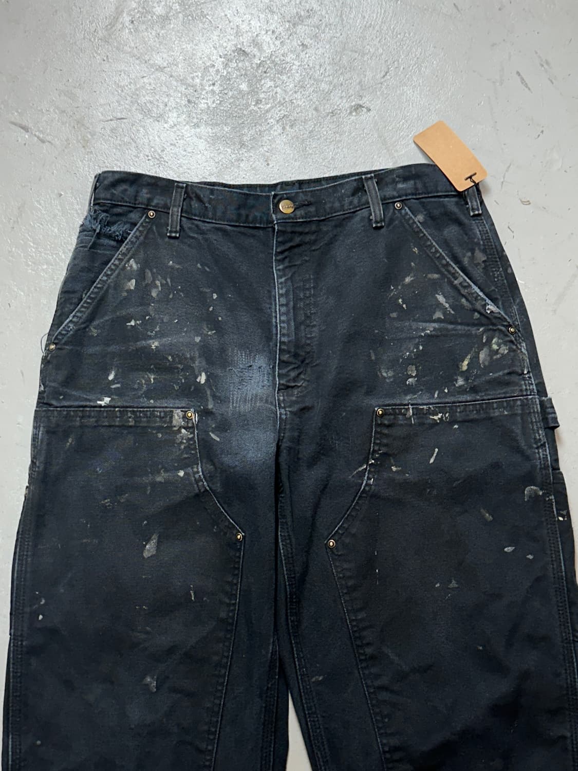 OG 칼하트 B136 더블니 블랙 칼하트 썩블니 워크팬츠 상품이미지5