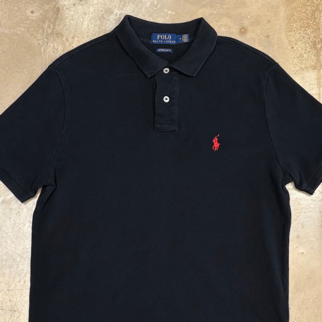 M 폴로랄프로렌 블랙 카라 반팔티 상품이미지1