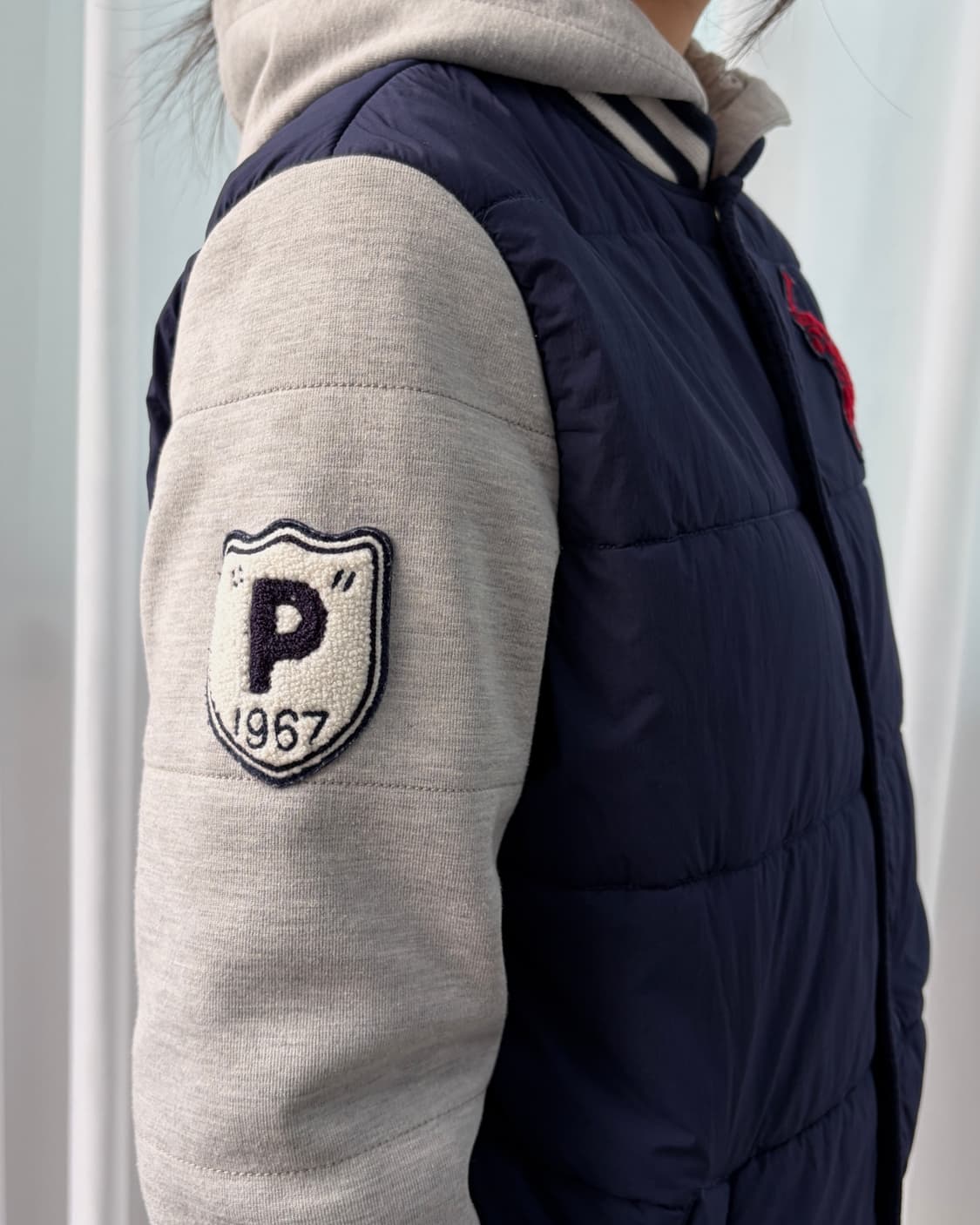 [S]폴로 랄프로렌 빅포니 패디드 바시티 후드 자켓 상품이미지4