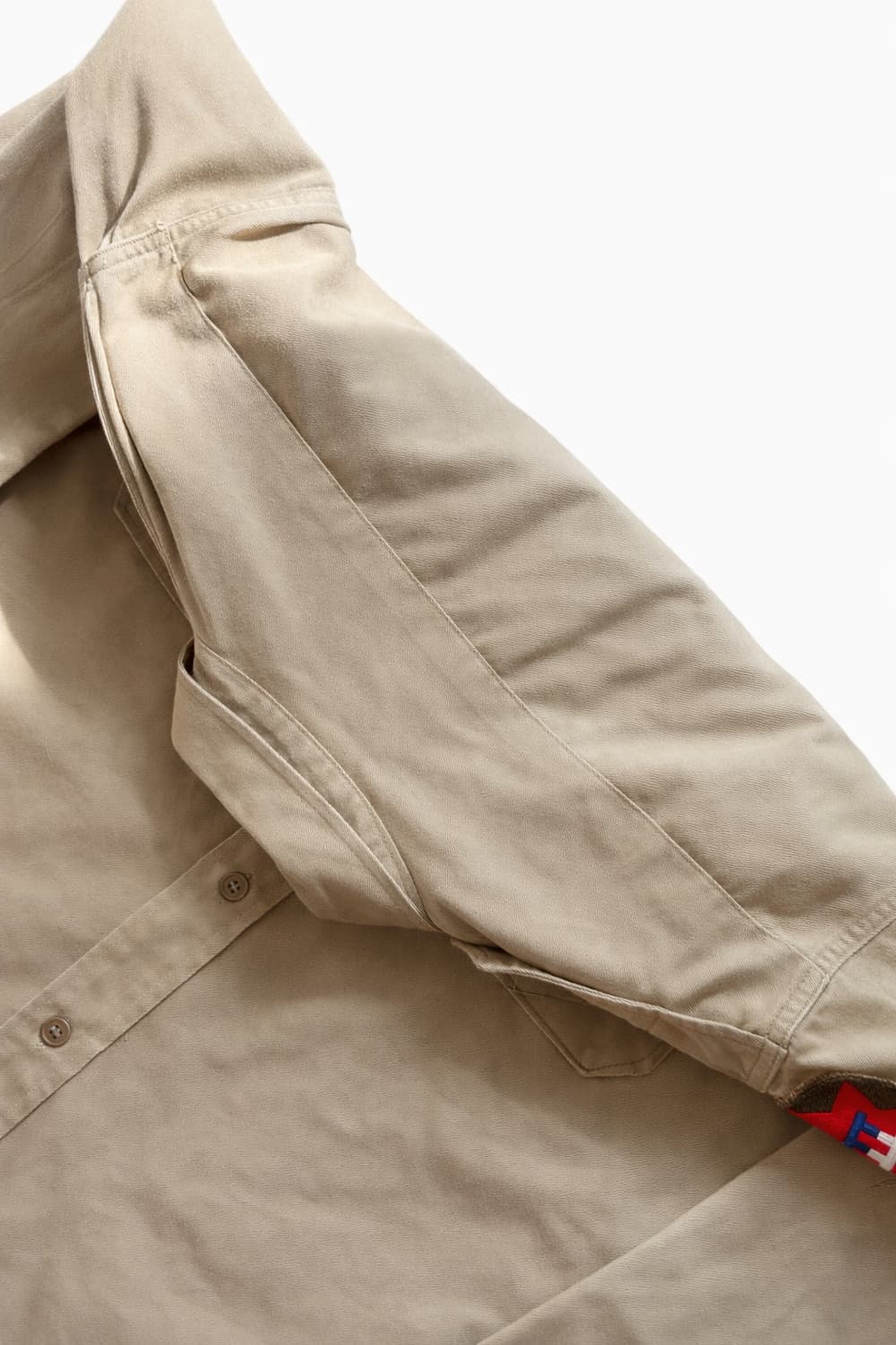 50s 미군 카키 오피서 셔츠 15.5(100~103) 상품이미지9