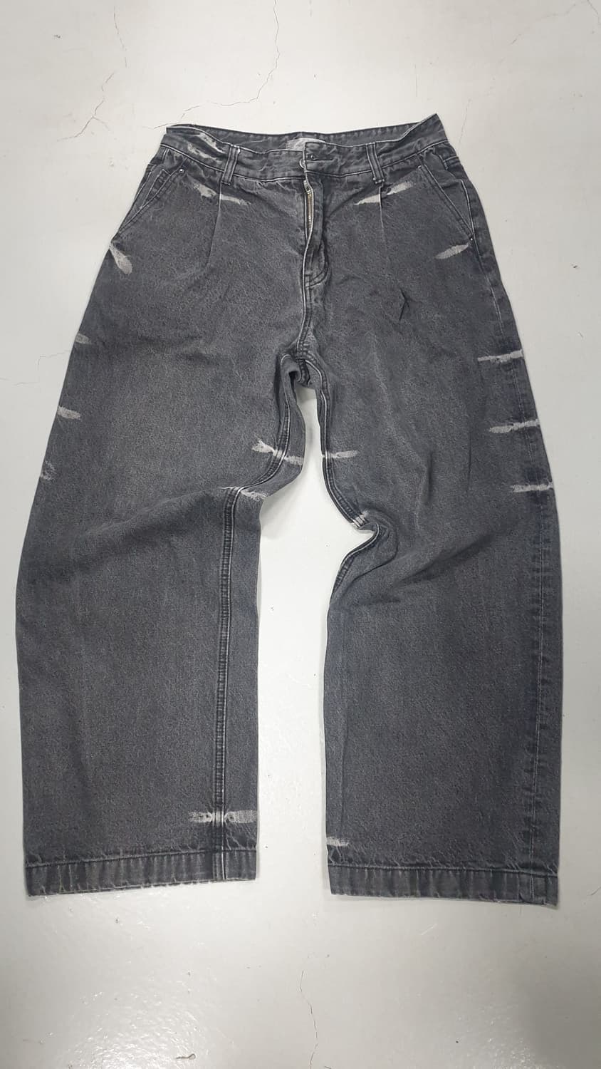 메종미네드 데미지 워싱 와이드 데님 48 상품이미지1