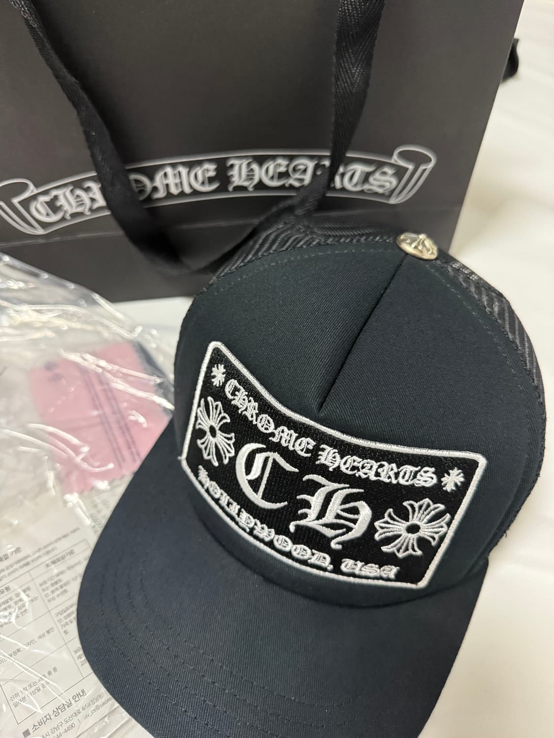 크롬하츠 트러커햇 블랙 상품이미지1