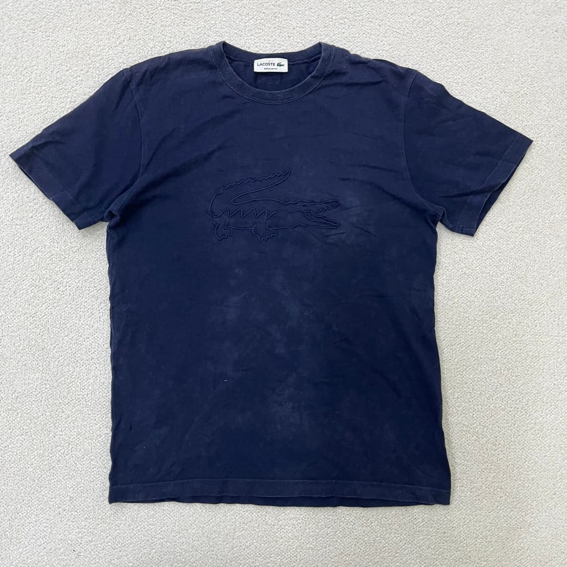 실측확인 라코스테 반팔 티셔츠 0316M 상품이미지1