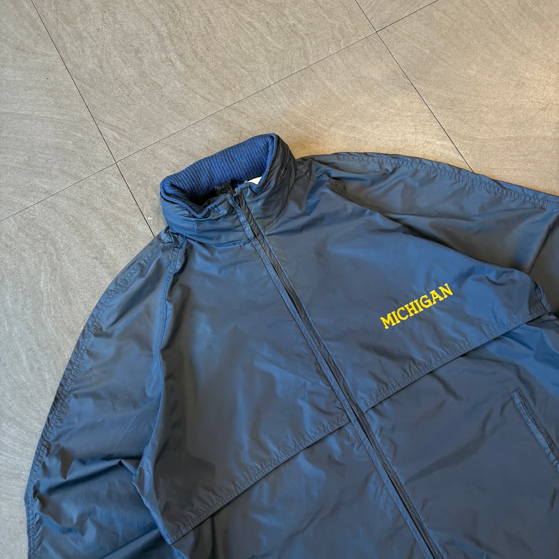 90년대 생산 울리치 네이비 윈드브레이커 자켓 상품이미지2