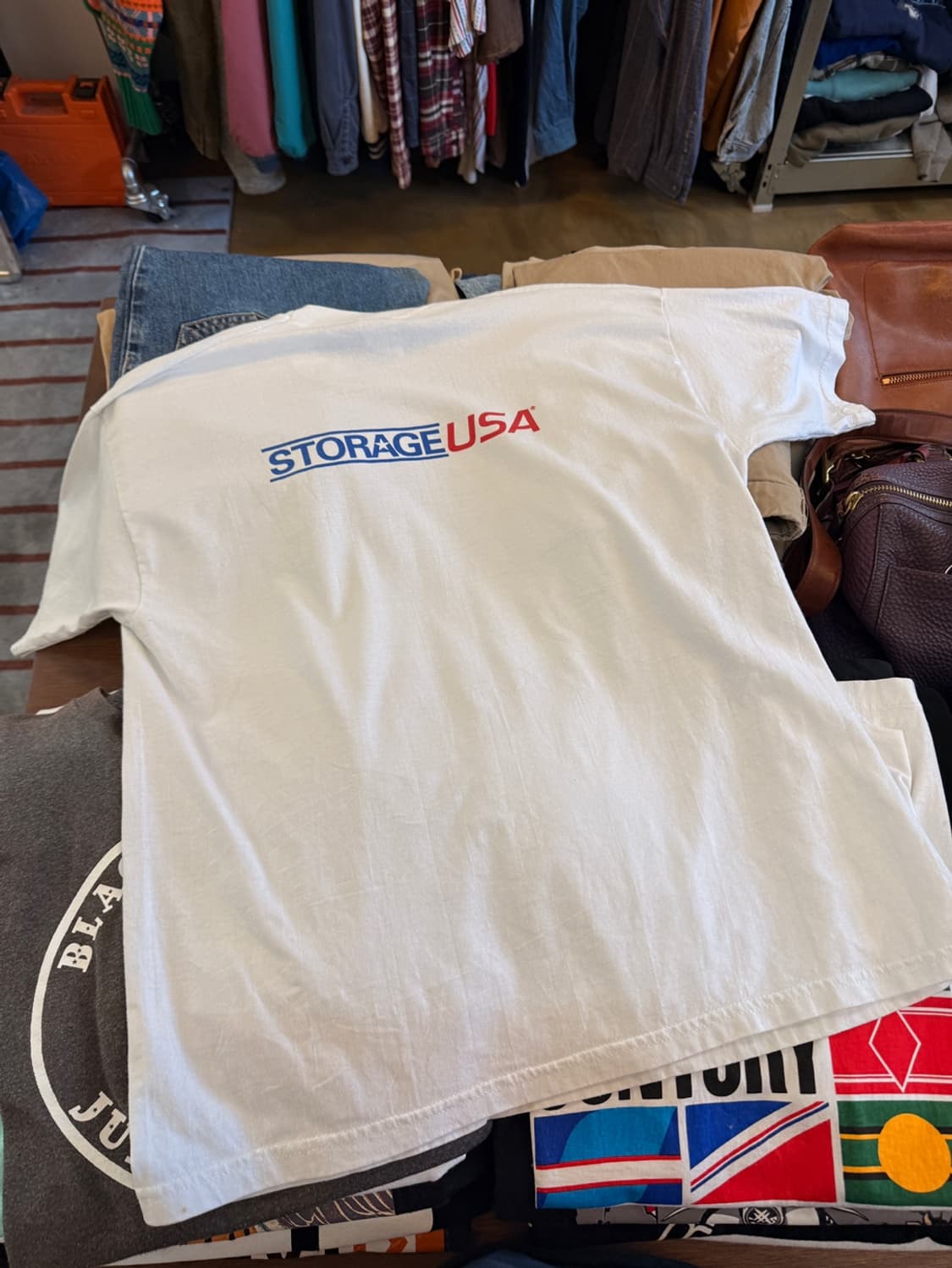  Storage USA 프로모션용 미국빈티지 미국티셔츠 xl 상품이미지2