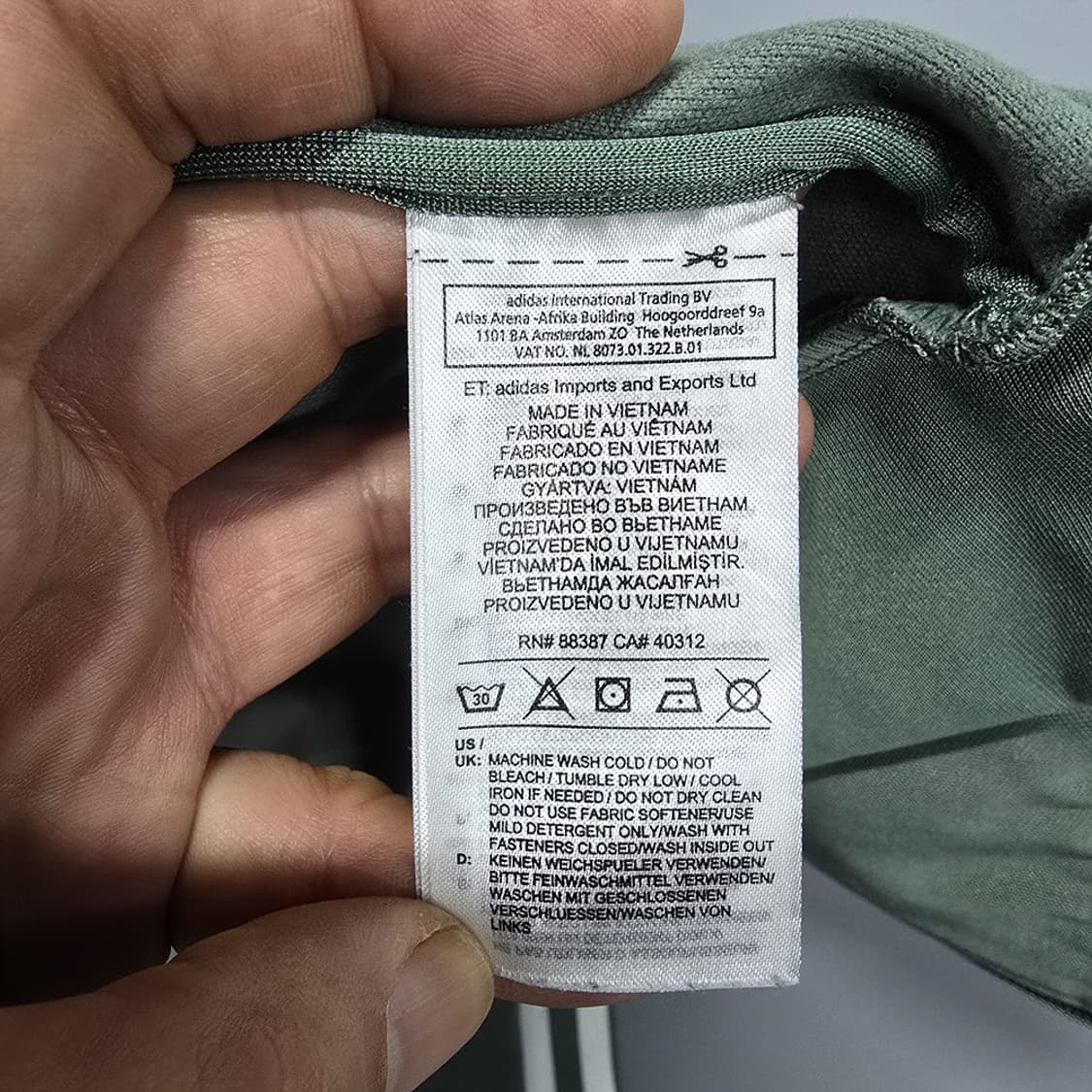 아디다스 베켄바우어 져지 올리브그린 트랙탑 상품이미지7
