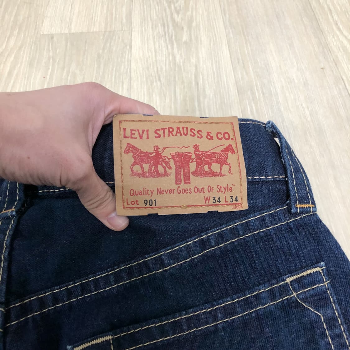 (32) 리바이스 Levi's 타입원 TYPE1 901 세미 와이드 데님 상품이미지2