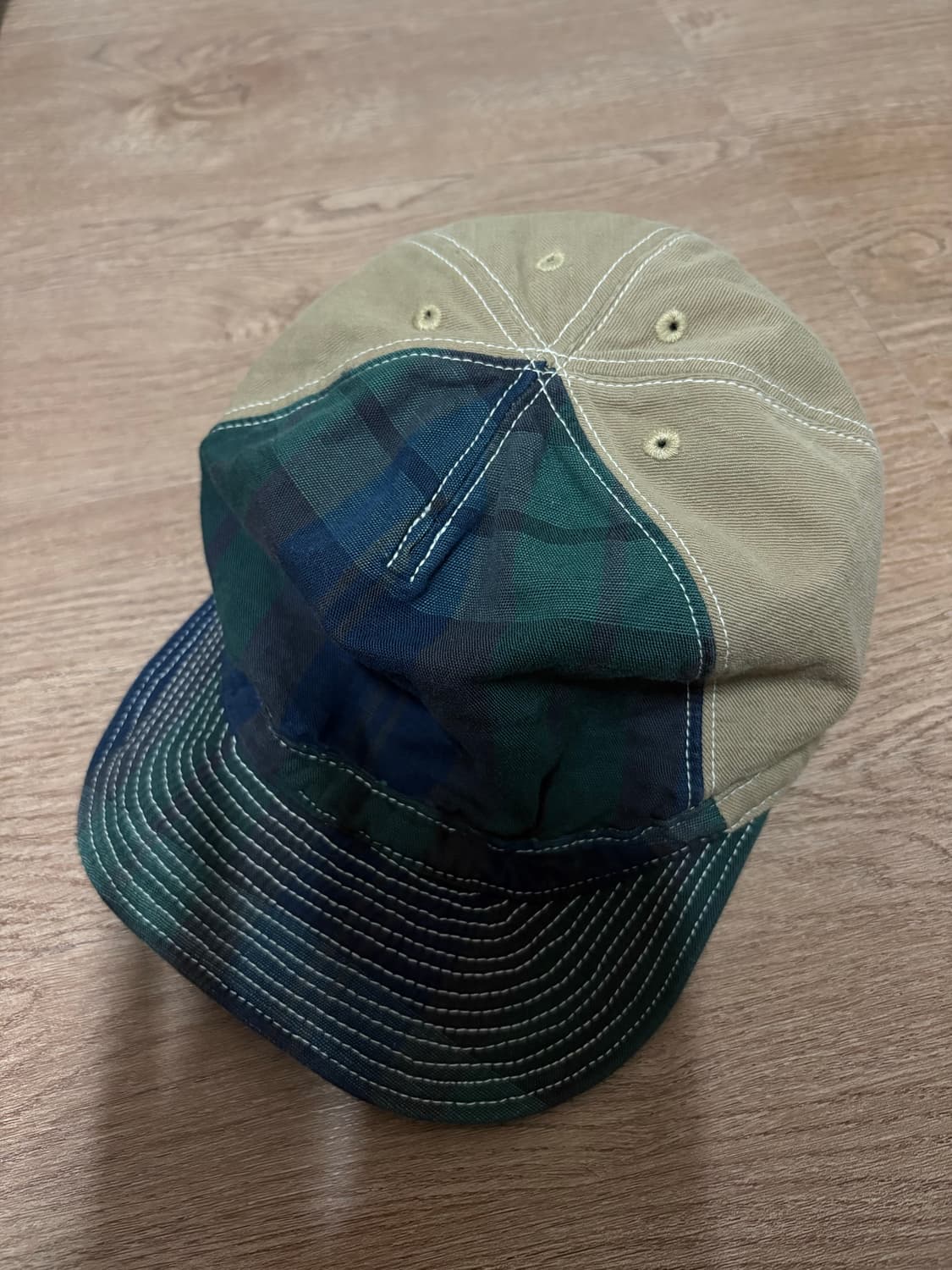 캐피탈 체크 캡 모자 상품이미지1