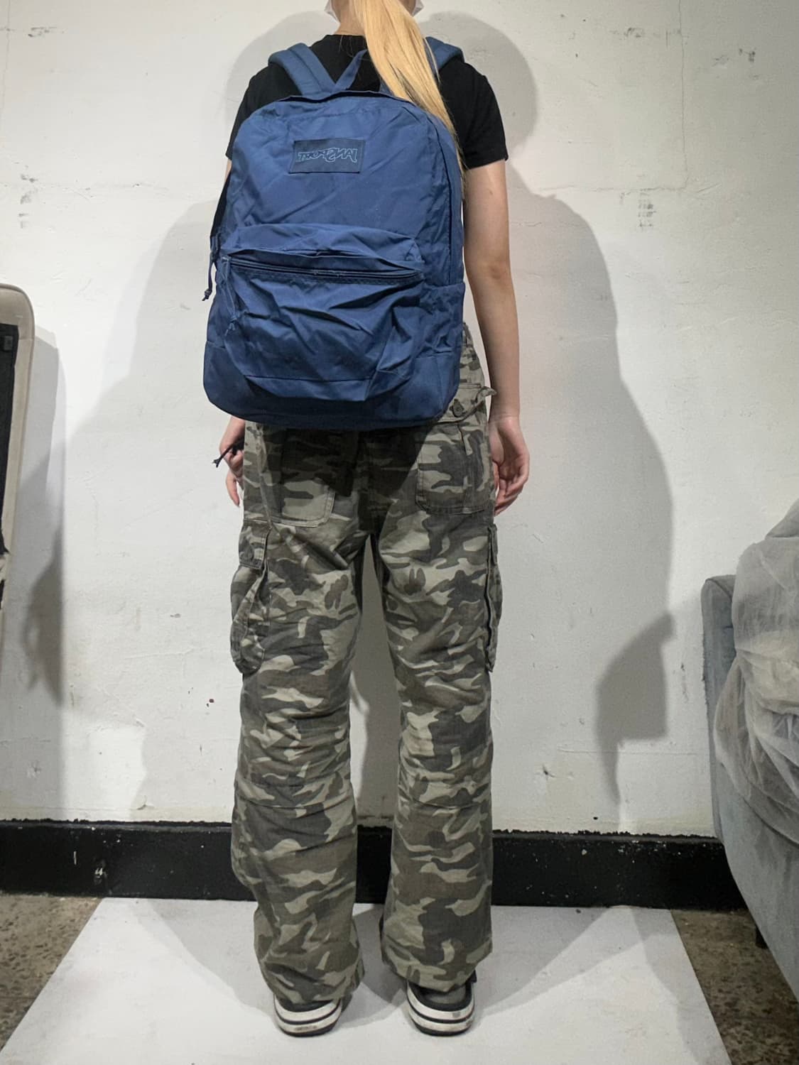 잔스포츠 블루 백팩 가방 상품이미지3