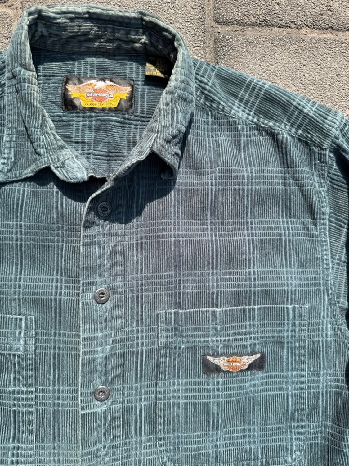 할리데이비슨 긴팔 체크셔 츠 상품이미지7