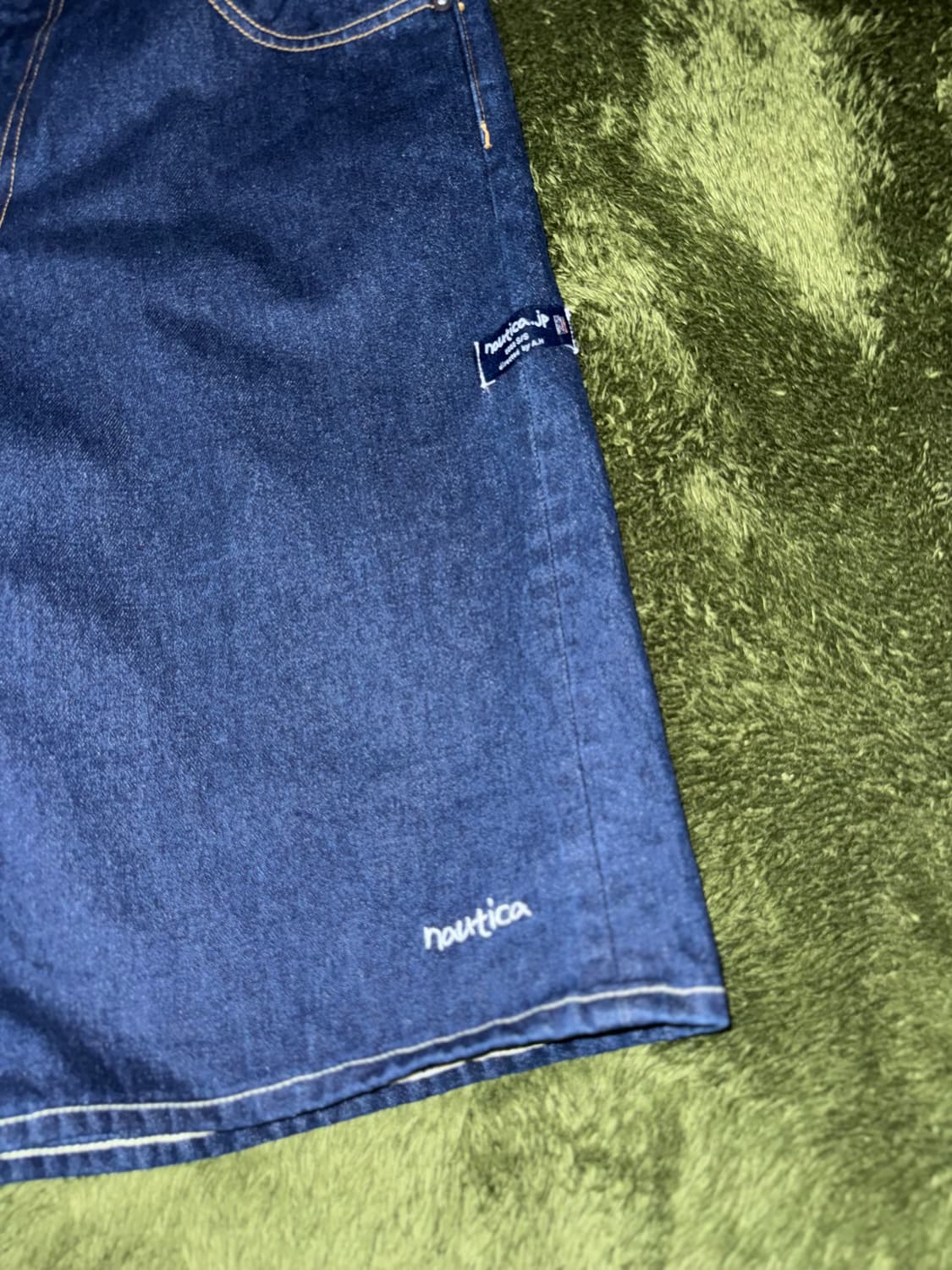 [XXL] Nautica 노티카 재팬 루즈 핏 데님 쇼츠 반바지 인디고 상품이미지6