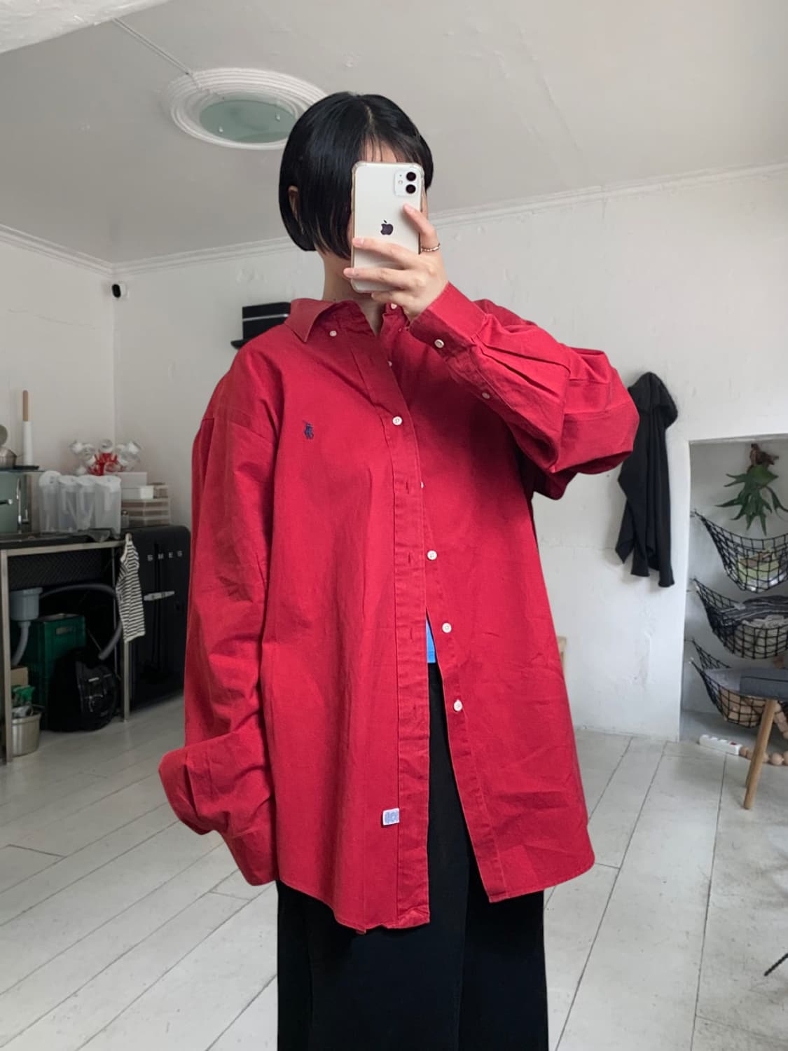 폴로 랄프로렌 솔리드 셔츠 (Man 2XL) AB0825 상품이미지2