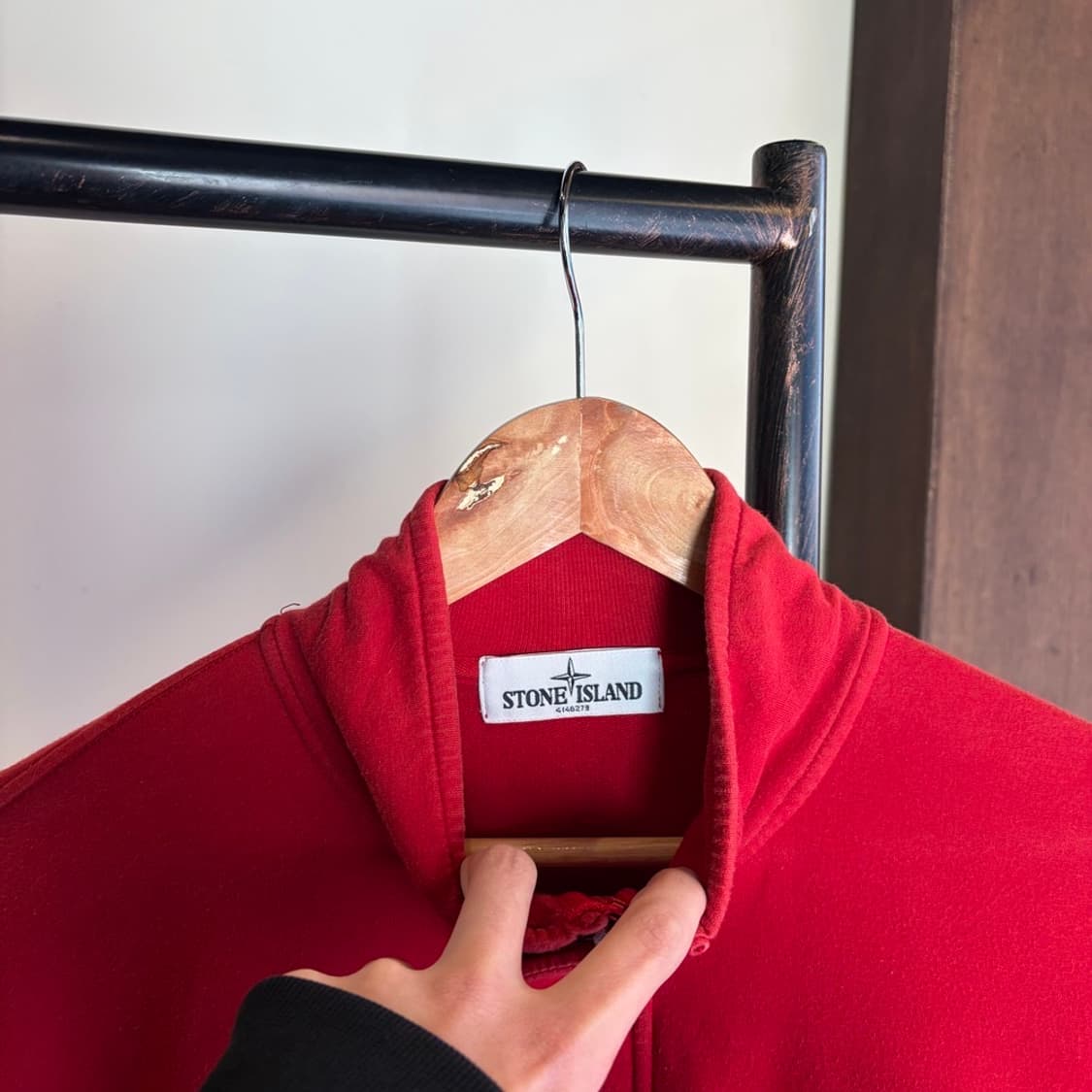 15773 - 스톤아일랜드 레드 와펜 맨투맨 상품이미지4