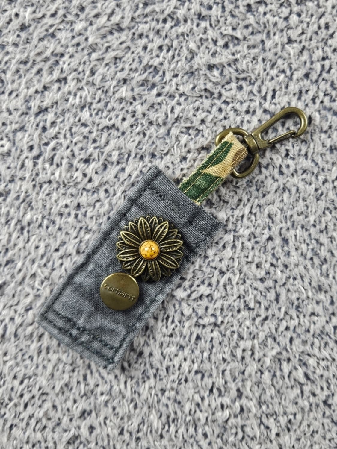 칼하트 버튼 핸드메이드 커스텀 카라비너 키링 ( OS ) / 10887 상품이미지2